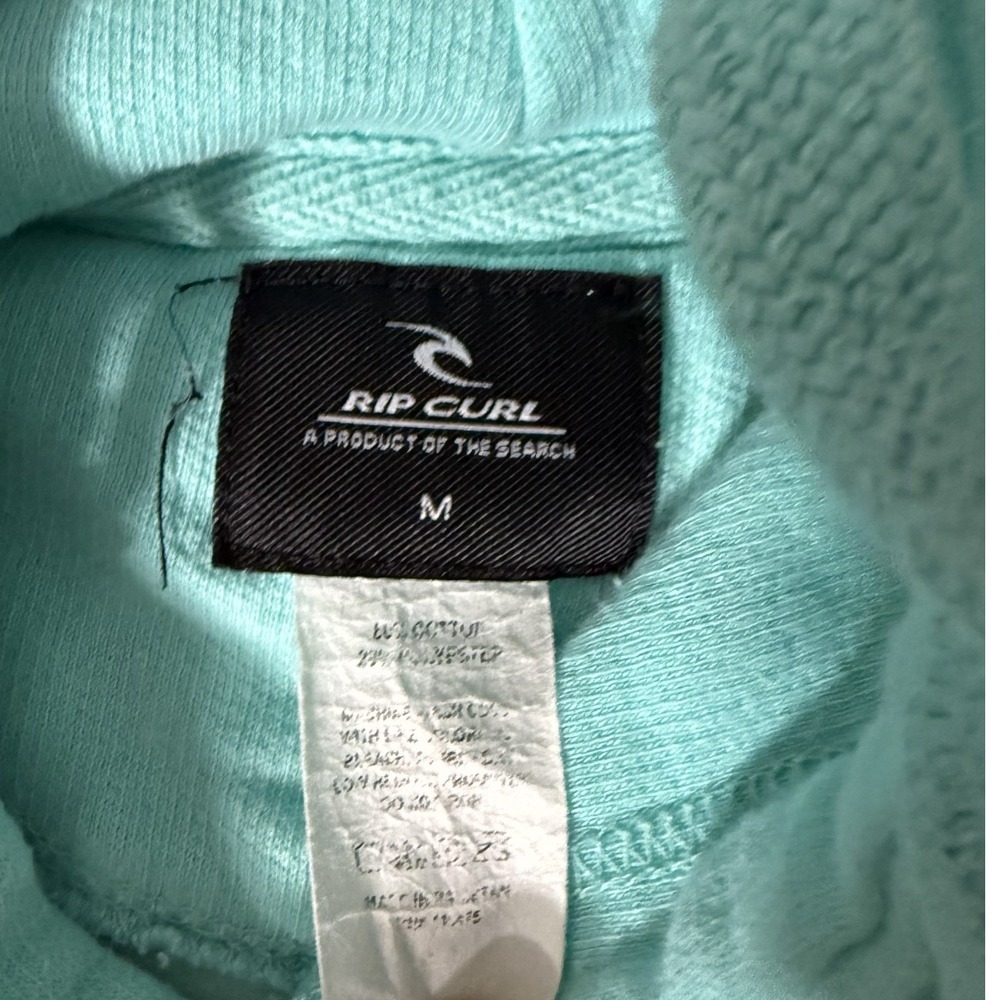 Rip Curl Ron Jon Surf Shop Skeleton Graphic Hoodie Mint Teal Green Medium - Picture 4 of 4